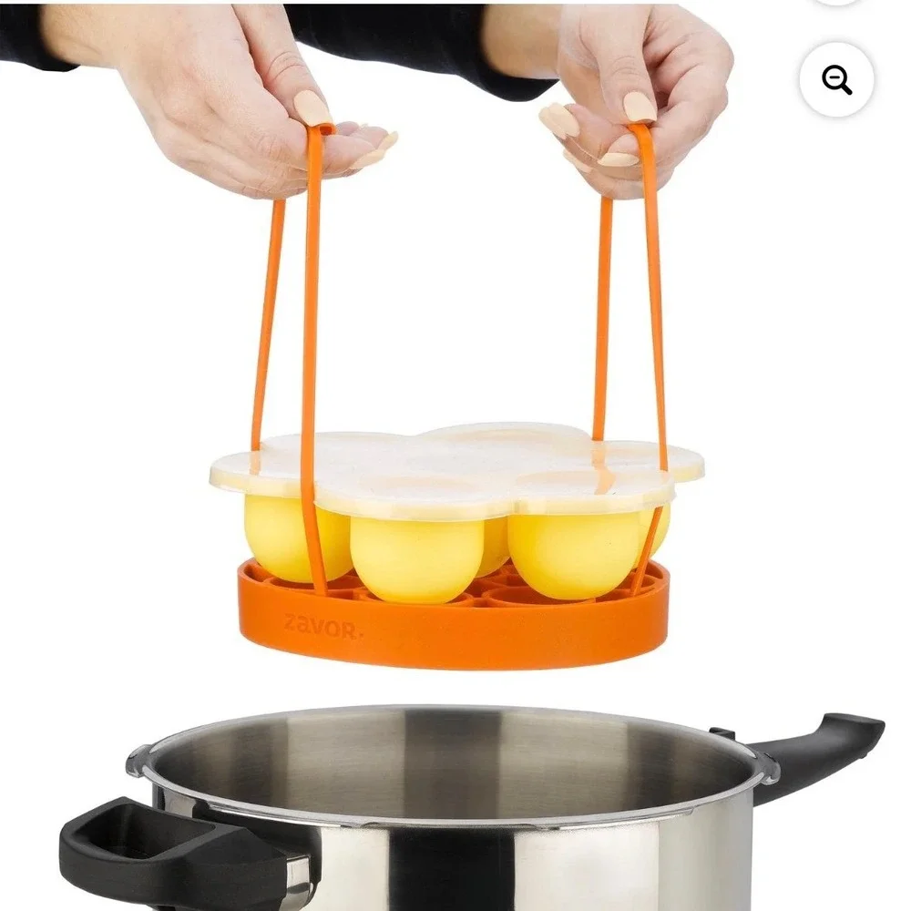 NEW Zavor Silicone Egg Lover's Set 3 Egg Bites Molds and Cooking Rack soufflé
